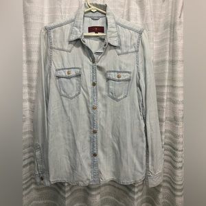 7 for all Mankind long sleeved button up top